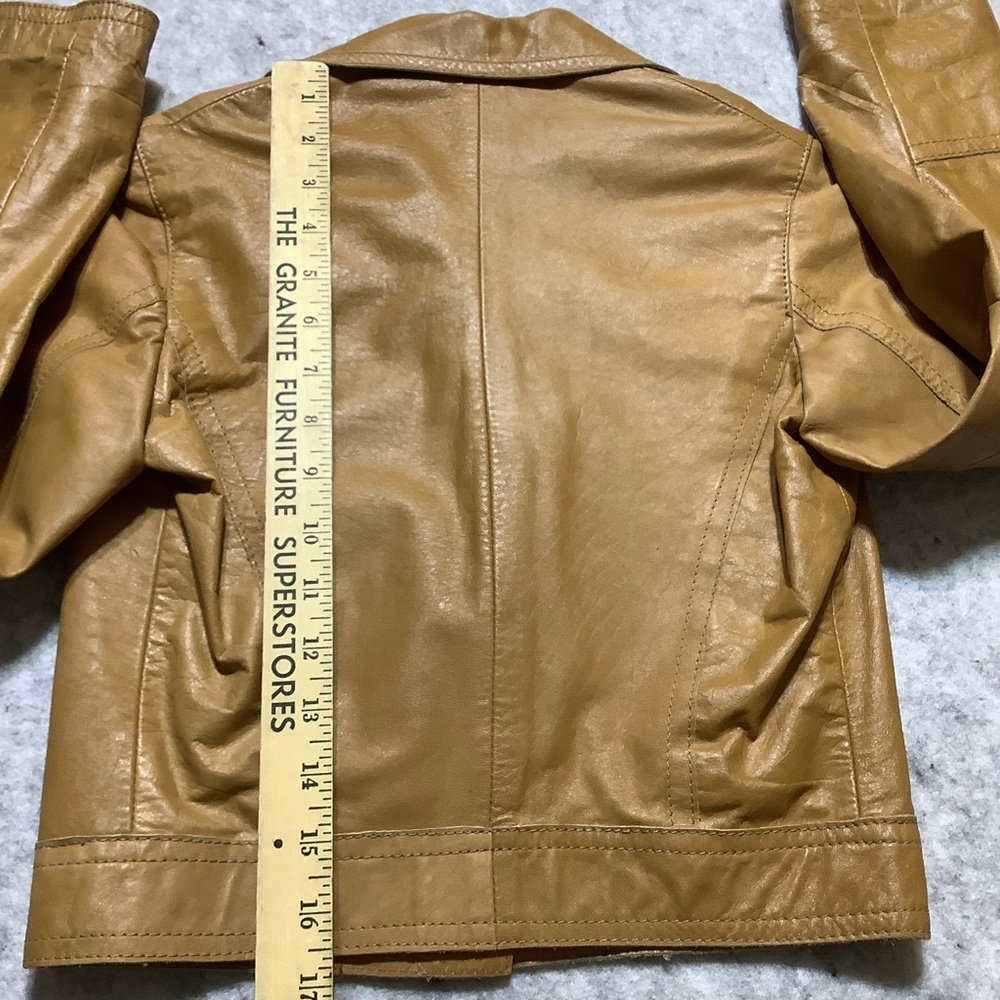 Tan Cropped Jacket - image 3
